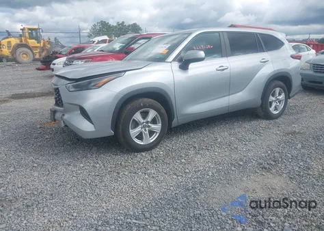 2023 Toyota Highlander L z USA, uszkodzony, nr VIN 5TDKDRAH1PS005771